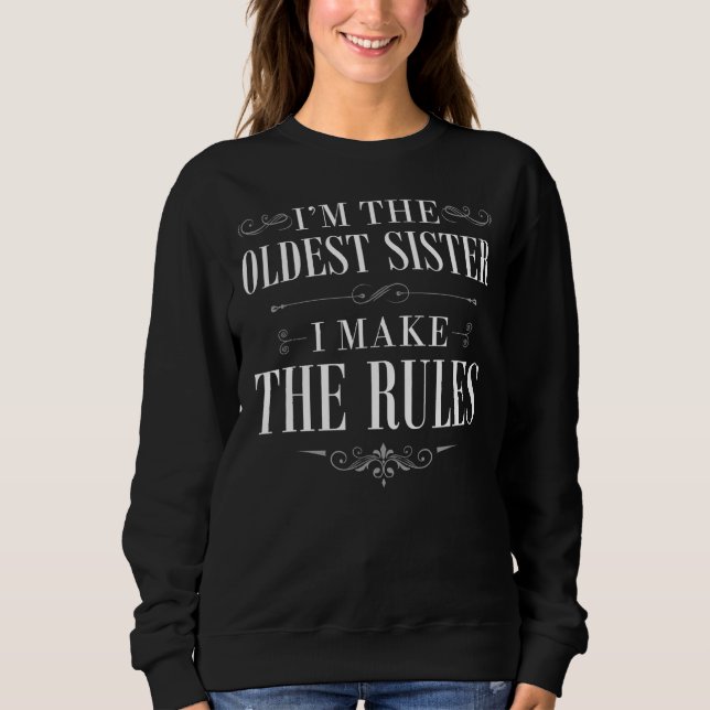 Jag är Regler:s äldsta syster T Shirt (Framsida)