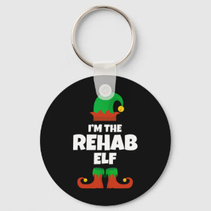 Jag är Rehab Elf-familjen Pajama-julfonny Nu Nyckelring