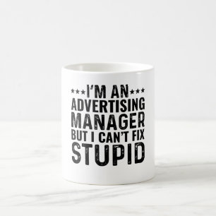 Jag är reklamansvarig, men jag kan inte laga Stupi Kaffemugg