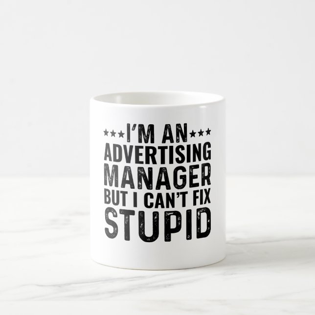 Jag är reklamansvarig, men jag kan inte laga Stupi Kaffemugg (Center)