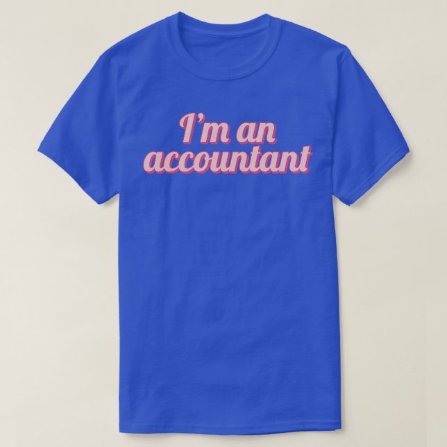Jag är revisor 4 t shirt (Design framsida)