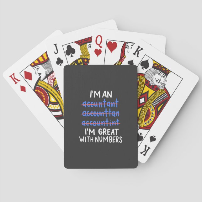 Jag är revisor casinokort (Baksidan)
