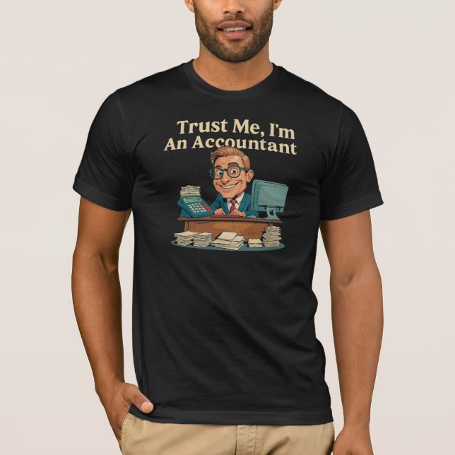 Jag är revisor. t shirt (Framsida)
