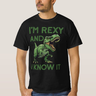 Jag är Rexy och jag vet att det är roligt T Shirt