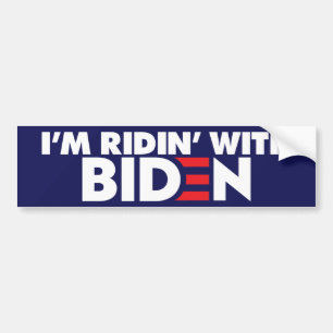 Jag är Ridin med Biden 2024 Bildekal