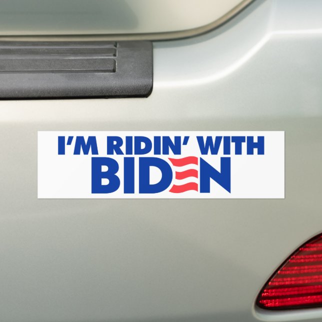 Jag är Ridin med Biden 2024 Bildekal (På Bil)