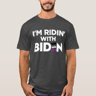 Jag är Ridin med Biden 2024 HGBTQ-Pridet. T Shirt