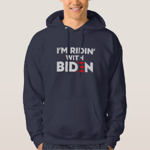 Jag är Ridin med Biden 2024 Hoodie