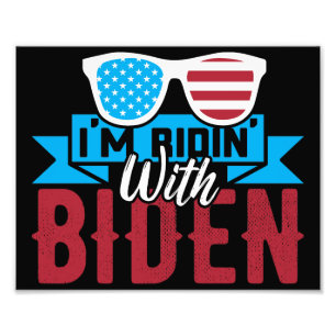 Jag är Ridin med Biden Fototryck