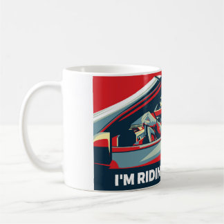 JAG ÄR RIDIN MED BIDEN KAFFEMUGG