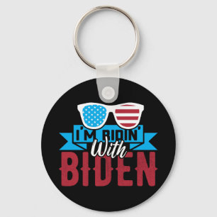 Jag är Ridin med Biden Nyckelring