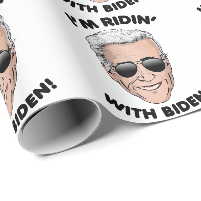 Jag är Ridin med Biden Presentpapper (Rullad Hörn)