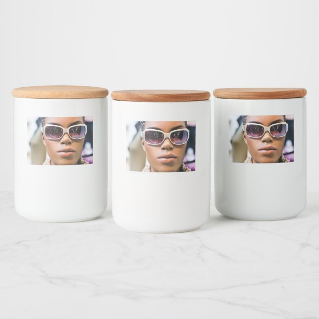 Jag är riktigt vacker mat etiketter (Flaskor)