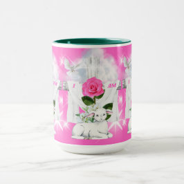 Jag är riserad kaffe Mugg