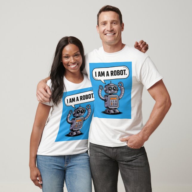 Jag är robot t shirt (Unisex)