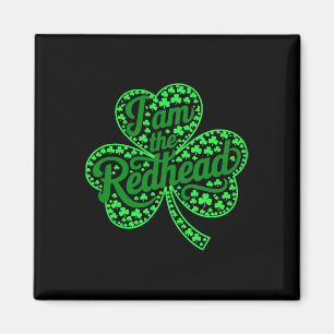 Jag Är Rödhårig Rolig St Patricks Dag Irländsk Sha Magnet