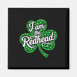 Jag Är Rödhårig Rolig St Patricks Dag Irländsk Sha Magnet