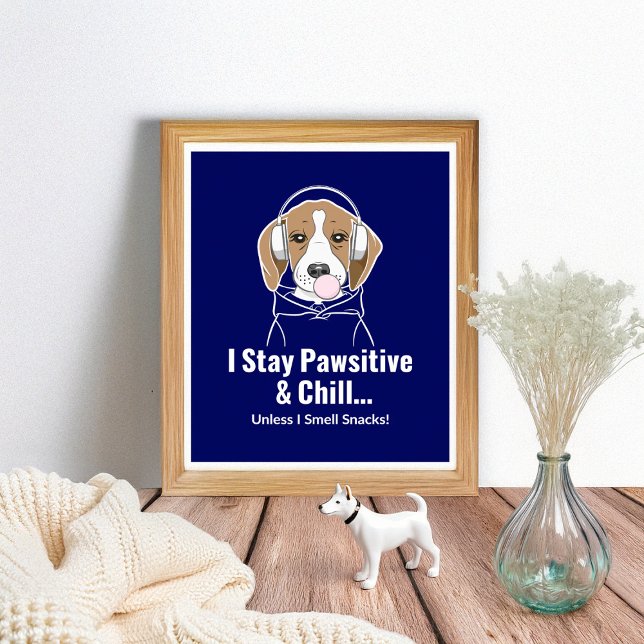 Jag är Rolig hund... och Chill Beagle. Poster (Skapare uppladdad)