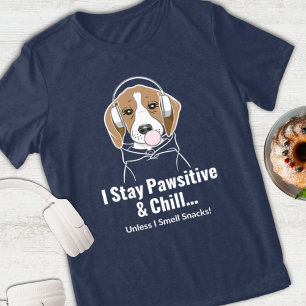 Jag är Rolig hund... och Chill Beagle. T Shirt