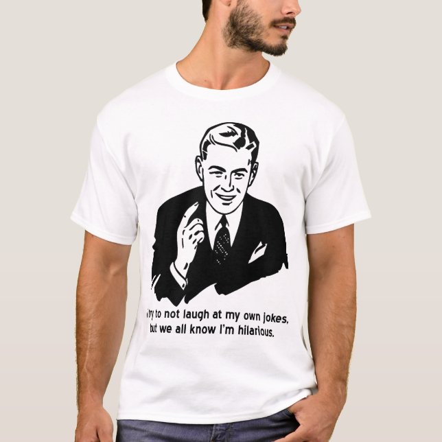 Jag är rolig skojig t-shirt (Framsida)