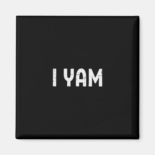 Jag är roliga matchande par Halloween Thanksgiving Magnet (Framsidan)
