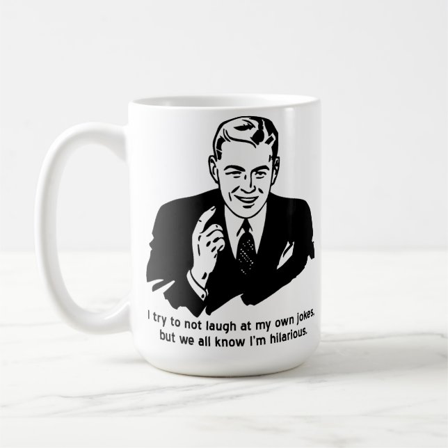 Jag är Roligt Skrattande Mugg (Vänster)