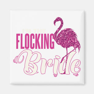 Jag är Roligten Glittery Bachelorette Magnet