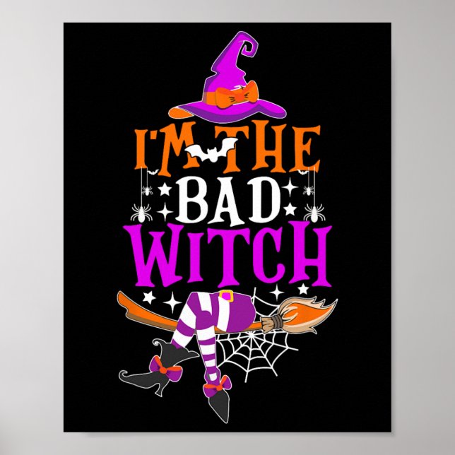 Jag är Roligten Witch Halloween Costume Poster (Framsidan)