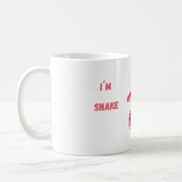 Jag är Rosa Snake Kaffemugg