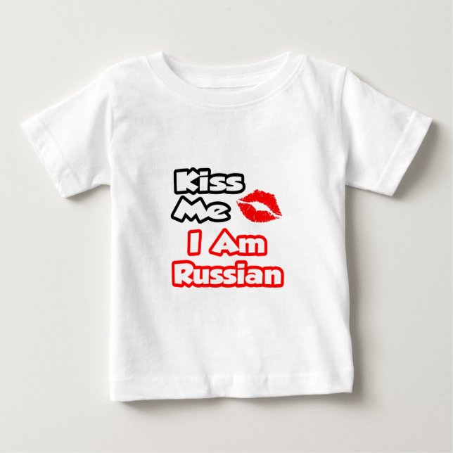 Jag är rysk. t-shirt (Framsida)