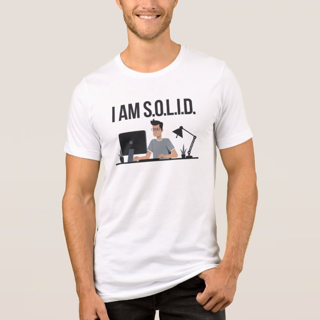 Jag är S.O.L.I.D. T Shirt (Framsida)