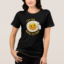 Jag är så ägg-exalterad! Rolig söt ägg-pun-tröja T Shirt