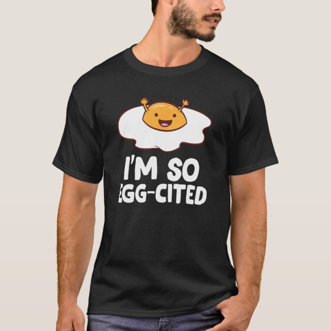 Jag är så äggkokt, frukost, ägg som är gift t shirt (Framsida)
