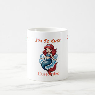 Jag är så akut Sjöjungfru Thunder_Cove Kaffemugg