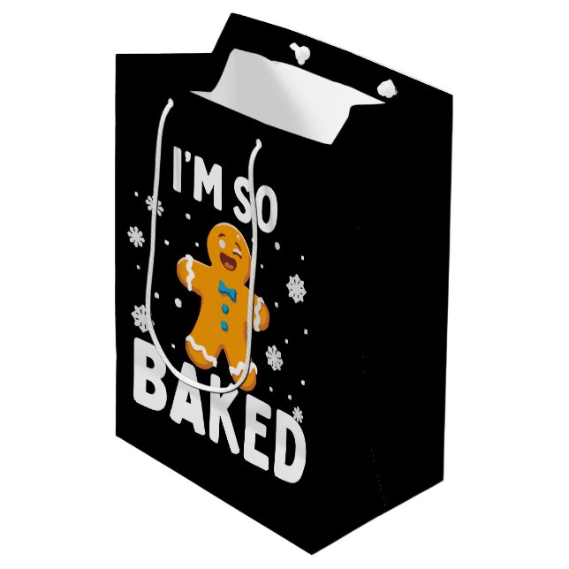 Jag är så bakad Gingerbread Man Julbakelse Bake (Framsidan Vinklad)