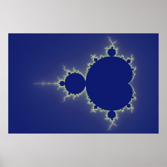 Jag är så blå - Fractal Poster (Framsidan)