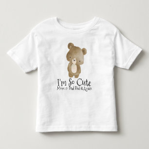Jag är så Cute Mamma & Pappa gjorde det igen T Shirt