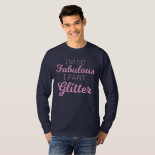 Jag är så Fabulous jag Fart Glitter Gay pride T Shirt