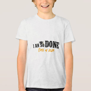 Jag är så färdig med 2025 års högre Mamma-kreatio T Shirt