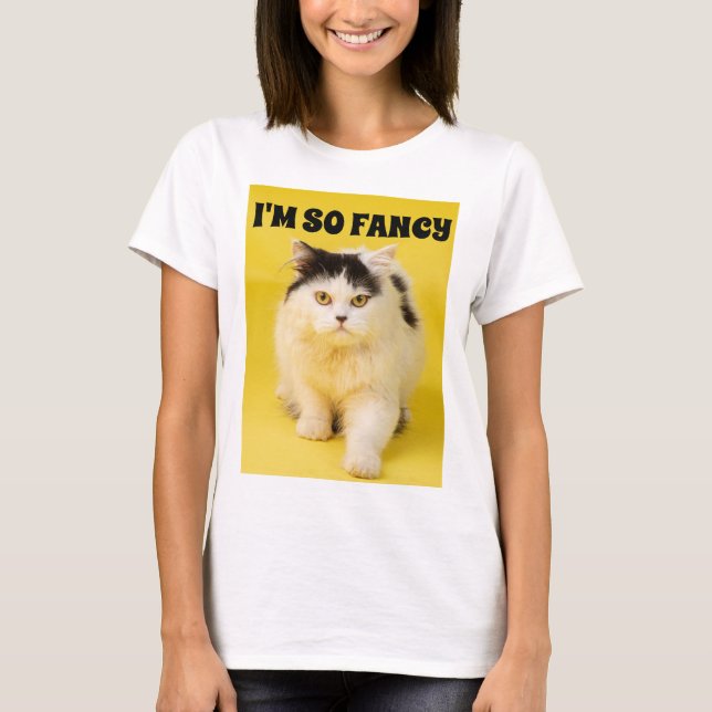 JAG ÄR SÅ FINARE CAT T-SHIRTS (Framsida)
