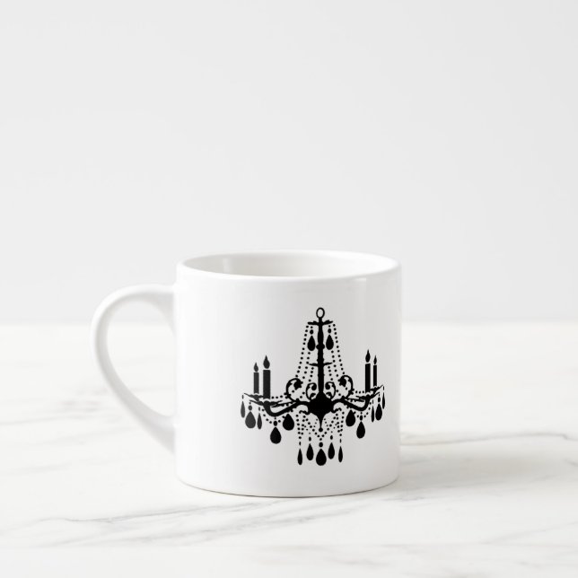 Jag är så Finare Chandelier Espresso Mugg Espressomugg (Vänster)