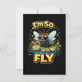 Jag är så fly tack kort