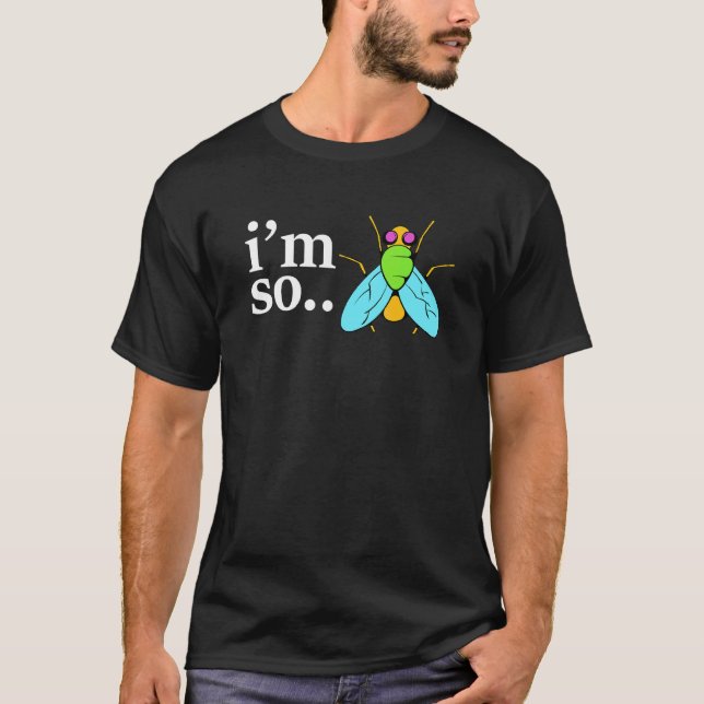 Jag är så flygfiskely Fly One Fly Pappa T Shirt (Framsida)