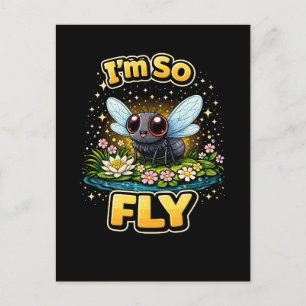 Jag är så flygvacker vykort