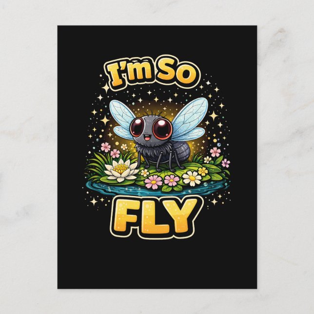 Jag är så flygvacker vykort (Framsida)
