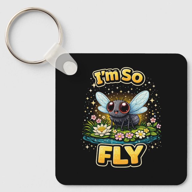 Jag är så flygvärdig nyckelring (Framsida)