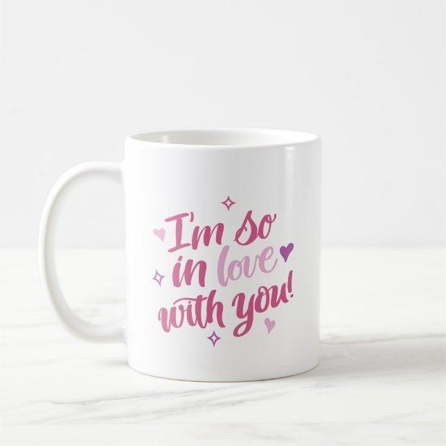 Jag Är Så Förälskad i Dig Kaffe Mugg (Vänster)