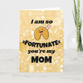 Jag är så glad att du är mitt kort för mamma Mors