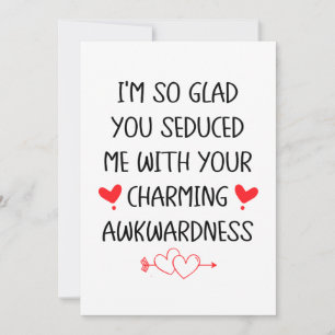 Jag är så glad att du lurade mig med din charm julkort