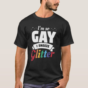 Jag är så glad att jag nyser HBT Bisexual Pride Aw T Shirt